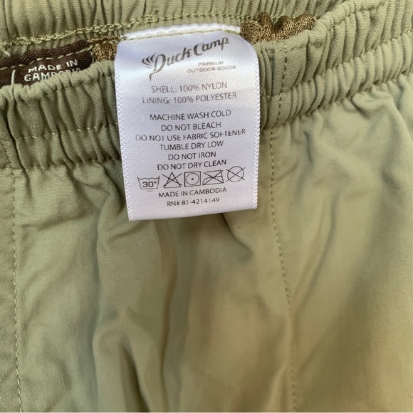 Duck Camp Green Swim Shorts Size M - Picture 5 of 7